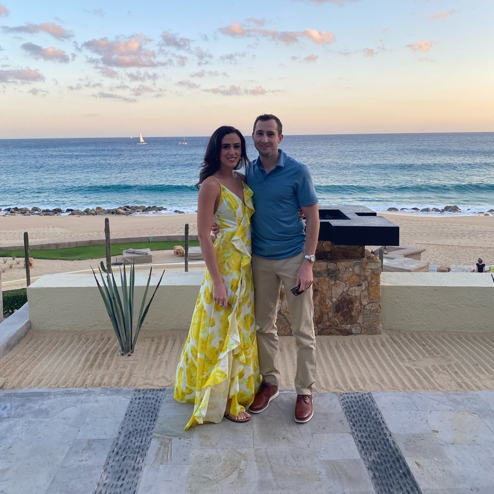 Yellow lemon print maxi dress